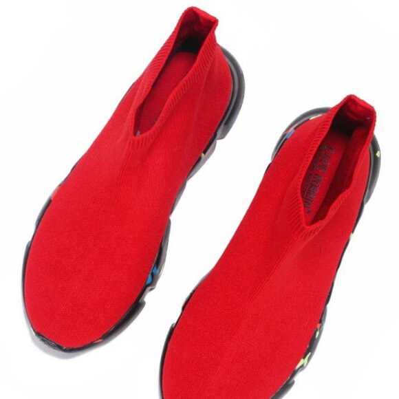 PALYBOY CITY WALKS SNEAKER-RED - Picture 2 of 6